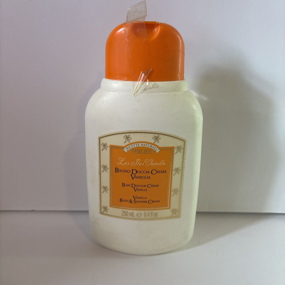 Ricette Naturali Perlier Vanilla Bath & Shower Cream 8.4 oz New Old Stock